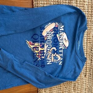 Crewcuts Blue Long Sleeve Tee